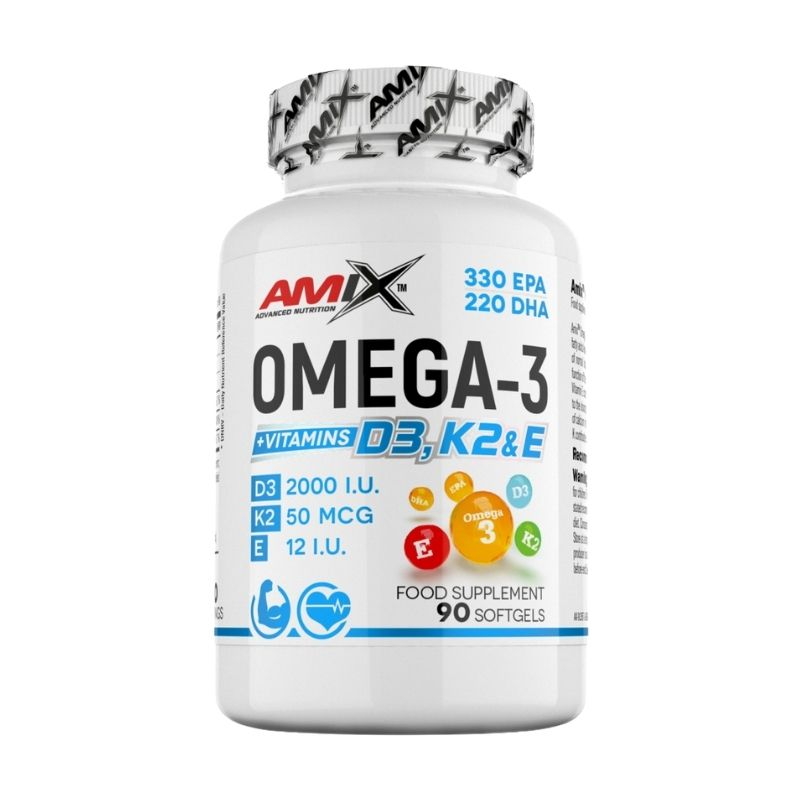 Amix Omega-3 + D3, K2 &amp; E - 90 viên