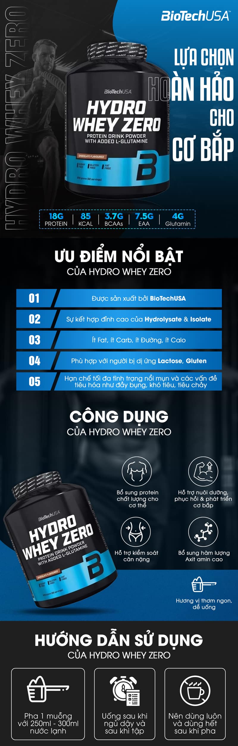 Hydro Whey Zero 4lbs