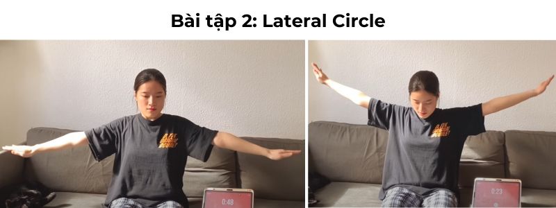 bài tập thu nhỏ bắp tay Lateral Circle