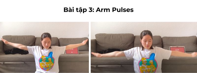 bài tập thu nhỏ bắp tay Arm Pulses