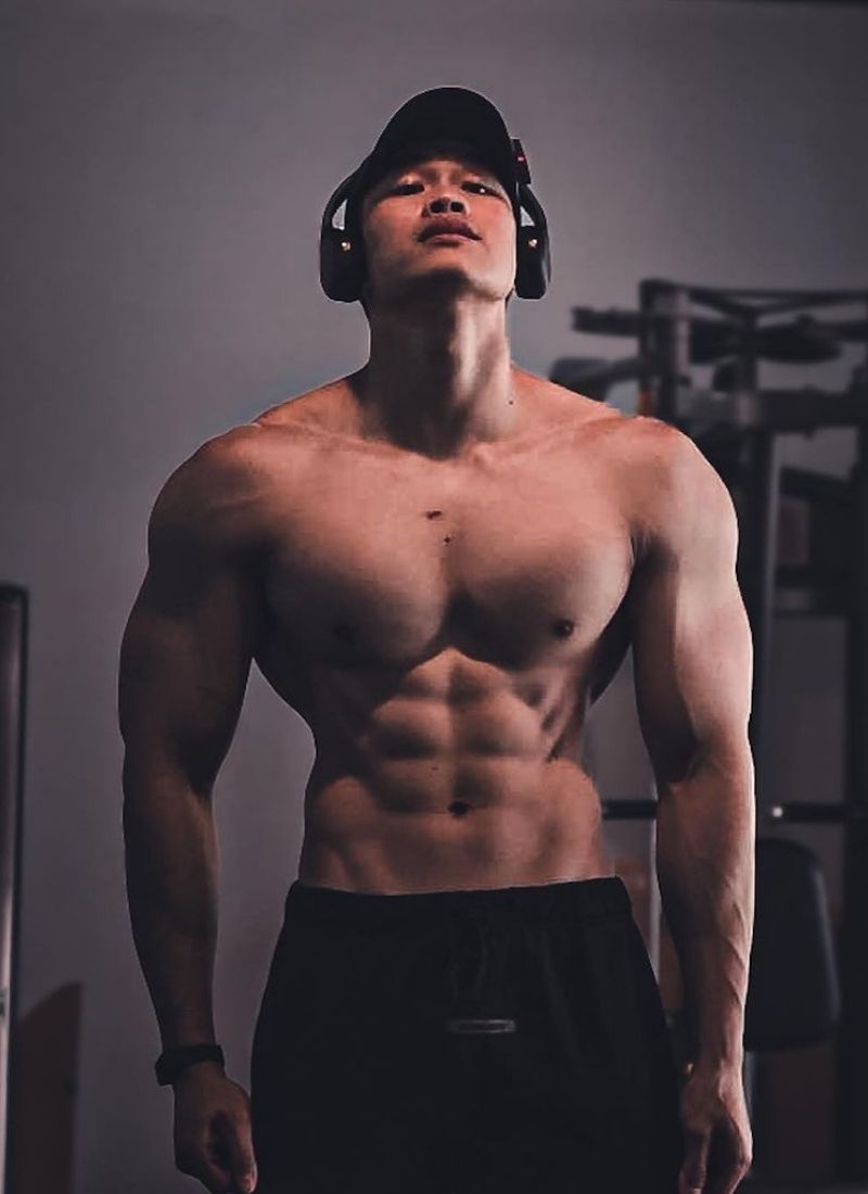 ảnh trai đẹp 6 múi tập gym