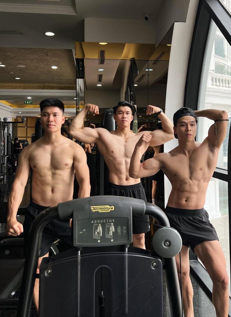 ảnh trai đẹp 6 múi tập gym