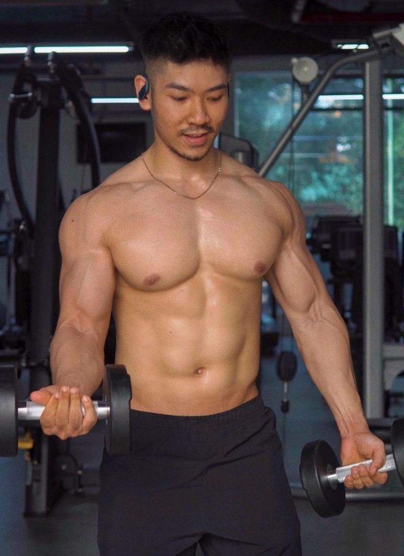 ảnh trai đẹp 6 múi tập gym