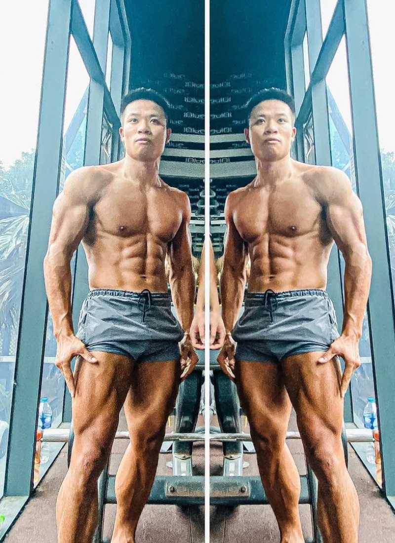 ảnh trai đẹp 6 múi tập gym