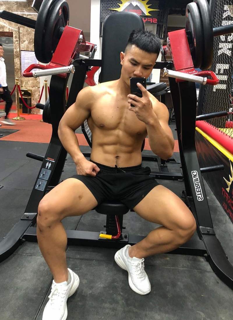 ảnh trai đẹp 6 múi tập gym