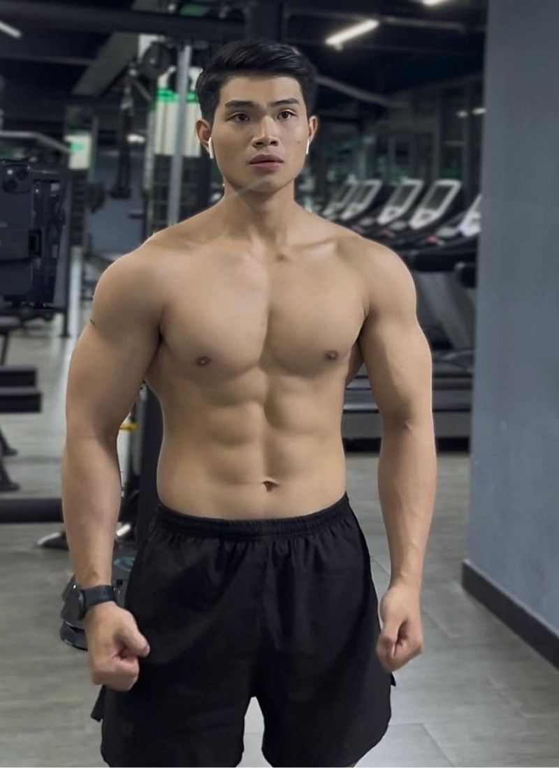 ảnh trai đẹp 6 múi tập gym