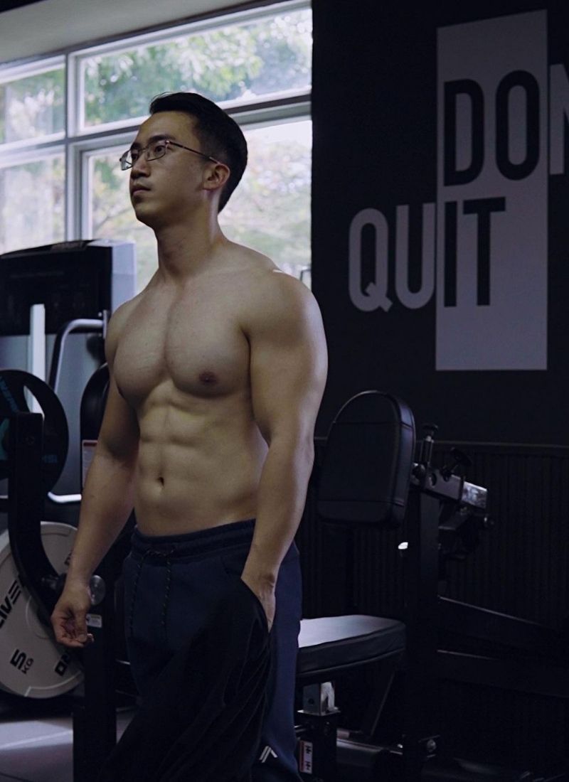 ảnh trai đẹp 6 múi tập gym