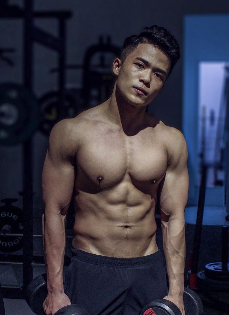 ảnh trai đẹp 6 múi tập gym